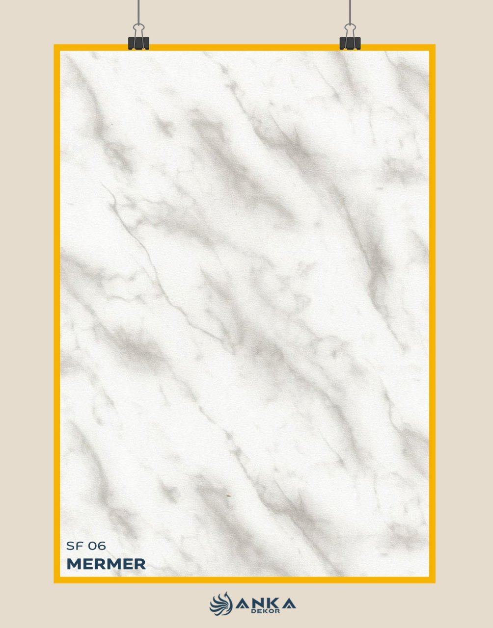 Mermer Desenli Pvc Kapı Folyosu